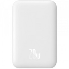 Батарея універсальна Baseus Magnetic Wireless Mini Air 6000mAh 20W PD, QC, Qi-15W, White (6932172641429)