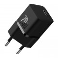 Зарядний пристрій Baseus 1xUSB-C 20W GaN5 black (CCGN050101)