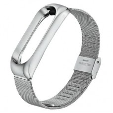 Ремешок для фитнес браслета BeCover Metal для Xiaomi Mi Band 3/4 Silver (704652)