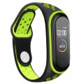 Ремешок для фитнес браслета BeCover Nike Style для Xiaomi Mi Smart Band 5 Black-Green (705152)