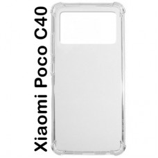 Чехол для мобильного телефона BeCover Anti-Shock Poco C40 Clear (707890)