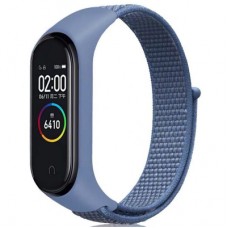Ремінець до фітнес браслета BeCover Nylon Style для Xiaomi Mi Smart Band 5/6 Blue (705417)