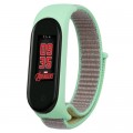 Ремешок для фитнес браслета BeCover Nylon Style для Xiaomi Mi Smart Band 5/6 Green-Sand (705419)