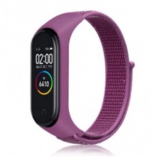 Ремінець до фітнес браслета BeCover Nylon Style для Xiaomi Mi Smart Band 5/6 Purple (705429)