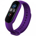 Ремешок для фитнес браслета BeCover Silicone для Xiaomi Mi Smart Band 5/6/7 Dark Purple (707654)