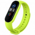 Ремешок для фитнес браслета BeCover Silicone для Xiaomi Mi Smart Band 5/6/7 Lime (705433)