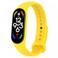 Ремінець до фітнес браслета BeCover Silicone для Xiaomi Mi Smart Band 7 Yellow (707487)