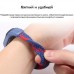 Ремешок для фитнес браслета BeCover Elastic Nylon Style для Xiaomi Mi Smart Band 5/6 (Size S) Pink-White (706142)