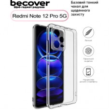 Чохол до мобільного телефона BeCover Xiaomi Redmi Note 12 Pro 5G Transparancy (708813)