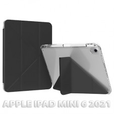Чохол до планшета BeCover Ultra Slim Origami Transparent Apple iPad Mini 6 2021 Black (712930)