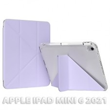 Чохол до планшета BeCover Ultra Slim Origami Transparent Apple iPad Mini 6 2021 Purple (712933)