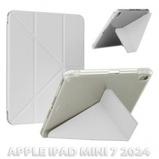 Чохол до планшета BeCover Ultra Slim Origami Transparent Apple iPad Mini 7 2024 Gray (712935)