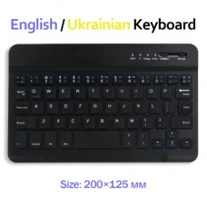 Клавіатура BeCover Bluetooth UA Black (713408)