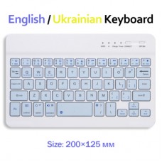 Клавіатура BeCover Bluetooth UA Light Blue (713410)