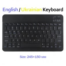 Клавіатура BeCover (245х150 мм) Bluetooth UA Black (713405)
