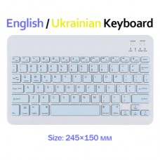 Клавіатура BeCover (245х150 мм) Bluetooth UA Light Blue (713407)