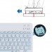 Клавіатура BeCover (245х150 мм) Bluetooth UA Light Blue (713407)