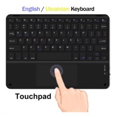 Клавіатура BeCover with TouchPad Bluetooth UA Black (713403)