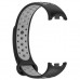 Ремешок для фитнес браслета BeCover Vents Style для Xiaomi Mi Smart Band 10 Black-Gray (713628)
