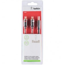 Кабель мультимедійний Jack 3.5mm to 2RCA Belkin (F3Y116BT2M)