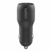 Зарядное устройство Belkin Car Charger (24W) Dual USB-A, USB-A - Lightning, 1m, black (CCD001BT1MBK)