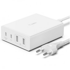 Зарядний пристрій Belkin Home Charger 108W GAN Dual USB-С/USB-A (WCH010VFWH)