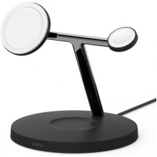 Зарядное устройство Belkin MagSafe 3in1 Wireless Charger, black (WIZ017VFBK)