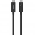 Дата кабель THUNDERBOLT 4, 40Gbps, 100W, 2m Black Belkin (INZ002BT2MBK)