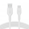 Дата кабель USB 2.0 AM to Type-C 2.0m white Belkin (CAB008BT2MWH)