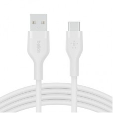 Дата кабель USB 2.0 AM to Type-C 2.0m white Belkin (CAB008BT2MWH)