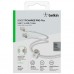 Дата кабель USB-C to USB-C 2.0m 60W White Belkin (CAB011BT2MWH)