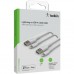 Дата кабель USB 2.0 AM to Lightning 1.0m 12W PVC (2 Pack) White Belkin (CAA001BT1MWH2PK)