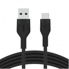 Дата кабель USB 2.0 AM to Type-C 3.0m 15W Black Belkin (CAB008BT3MBK)