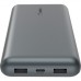 Батарея универсальная Belkin 10000mAh 15W 2xUSB-A, USB-C Gray (BPB011BTGY)