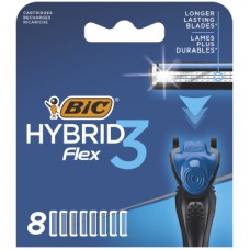 Сменные кассеты Bic Flex 3 Hybrid 8 шт. (3086123480933)