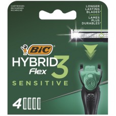 Сменные кассеты Bic Flex 3 Hybrid Sensitive 4 шт. (3086123644878)