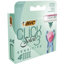 Сменные кассеты Bic Click 3 Soleil Sensitive 4 шт. (3086123644915)