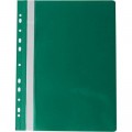 Папка-скоросшиватель Buromax A4 , perforated, PVC, green/ PROFESSIONAL (BM.3331-04)