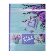 Канцелярская книга Buromax А4 ROMANTIC, 96 листов, клетка, бирюзовая (BM.2400-306)
