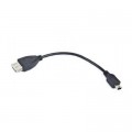 Дата кабель OTG USB 2.0 AF to Mini 5P 0.15m Cablexpert (A-OTG-AFBM-002)
