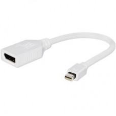 Перехідник mini DisplayPort to DisplayPort Cablexpert (A-mDPM-DPF-001-W)