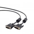 Кабель мультимедийный DVI to DVI 18+1pin, 1.8m Cablexpert (CC-DVI-BK-6)