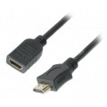 Кабель мультимедийный HDMI male to female 1.8m Cablexpert (CC-HDMI4X-6)