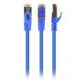 Патч-корд 0.25м S/FTP Cat 6A CU LSZH blue Cablexpert (PP6A-LSZHCU-B-0.25M)