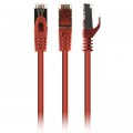 Патч-корд 0.5м S/FTP Cat 6A CU LSZH red Cablexpert (PP6A-LSZHCU-R-0.5M)