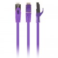 Патч-корд 0.5м S/FTP Cat 6A CU LSZH violet Cablexpert (PP6A-LSZHCU-V-0.5M)