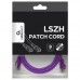 Патч-корд 0.5м S/FTP Cat 6A CU LSZH violet Cablexpert (PP6A-LSZHCU-V-0.5M)