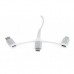 Дата кабель USB 2.0 AM to Lightning + Micro 5P + Type-C 1.0m Cablexpert (CC-USB2-AMLM32-1M-W)