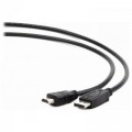 Кабель мультимедійний Display Port to HDMI 10.0m Cablexpert (CC-DP-HDMI-10M)