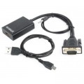 Перехідник VGA to HDMI Cablexpert (A-VGA-HDMI-01)